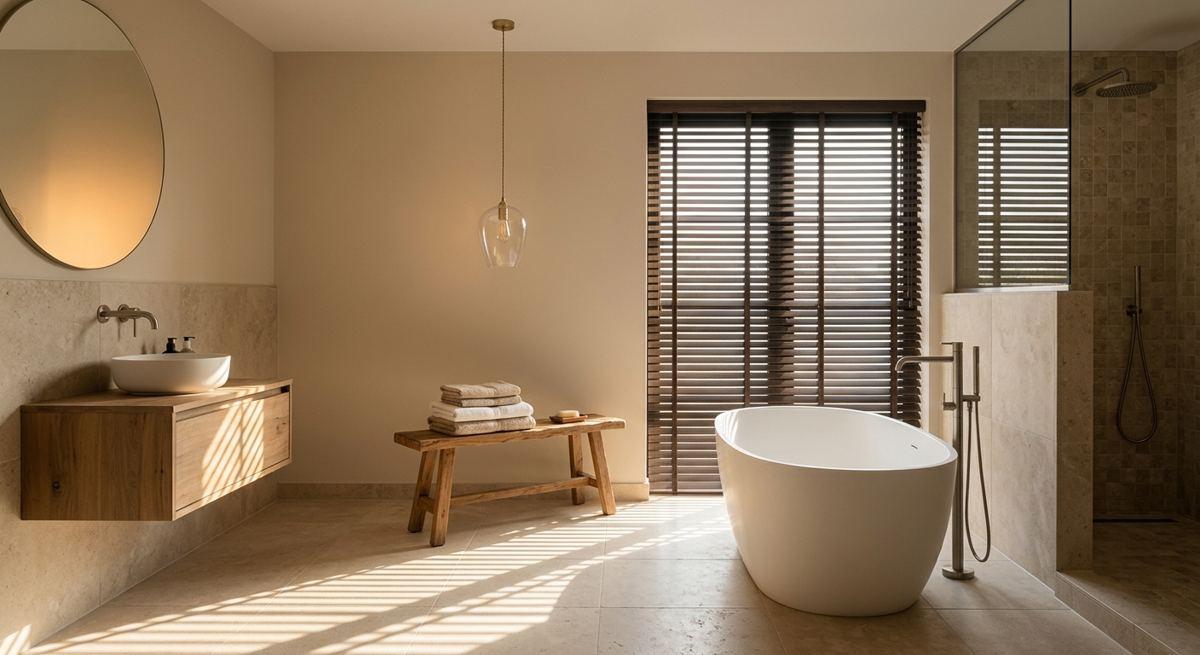 5. Spa-style, evening sun
